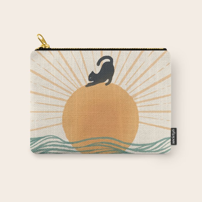 Good Morning Meow 7 Sunny Day Ocean  Carry All Pouch Gallery Image 1
