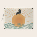 Good Morning Meow 7 Sunny Day Ocean  Laptop Sleeve Gallery Image 1