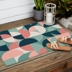 Mid Century Geometric 23A Outdoor Rug Gallery Image 2