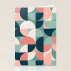 Mid Century Geometric 23A Stationery Card Gallery Image 2