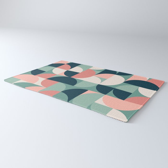 Mid Century Geometric 23A Rug Gallery Image 3