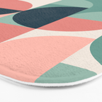 Mid Century Geometric 23A Bath Mat Gallery Image 3