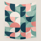 Mid Century Geometric 23A Wall Tapestry Gallery Image 4
