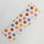 Many Happy Smileys Yoga Mat Gallery Image 1