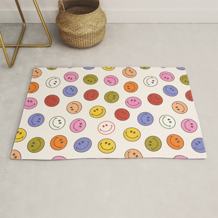 Many Happy Smileys Rug Gallery Image 1