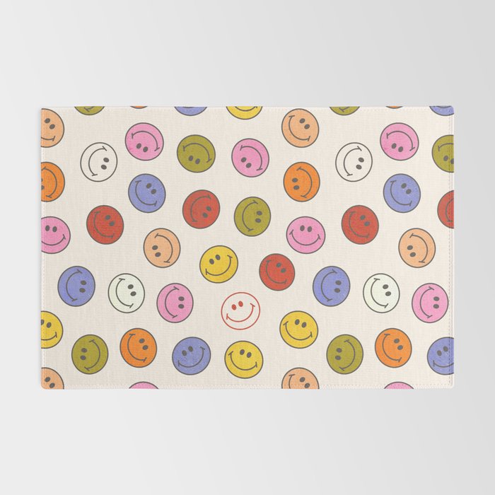 Many Happy Smileys Rug Gallery Image 2