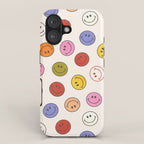 Many Happy Smileys iPhone Case Gallery Image 1