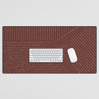 Lines (Plum) Desk Mat Gallery Image 1