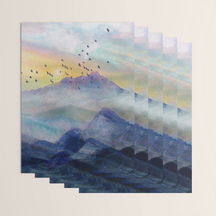 Mountain Sunrise Wrapping Paper Gallery Image 3