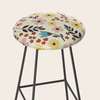 Wild flowers pattern Stool Gallery Image 2