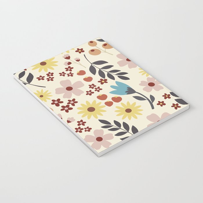 Wild flowers pattern Notebook Gallery Image 3