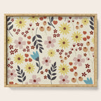 Wild flowers pattern Serving Tray Gallery Image 1
