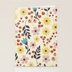 Wild flowers pattern Stationery Card Gallery Image 2