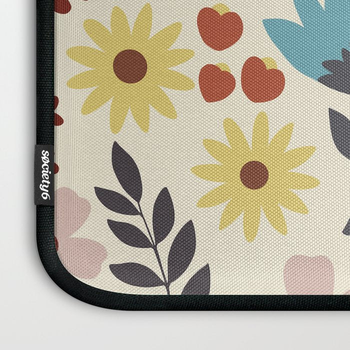 Wild flowers pattern Laptop Sleeve Gallery Image 3