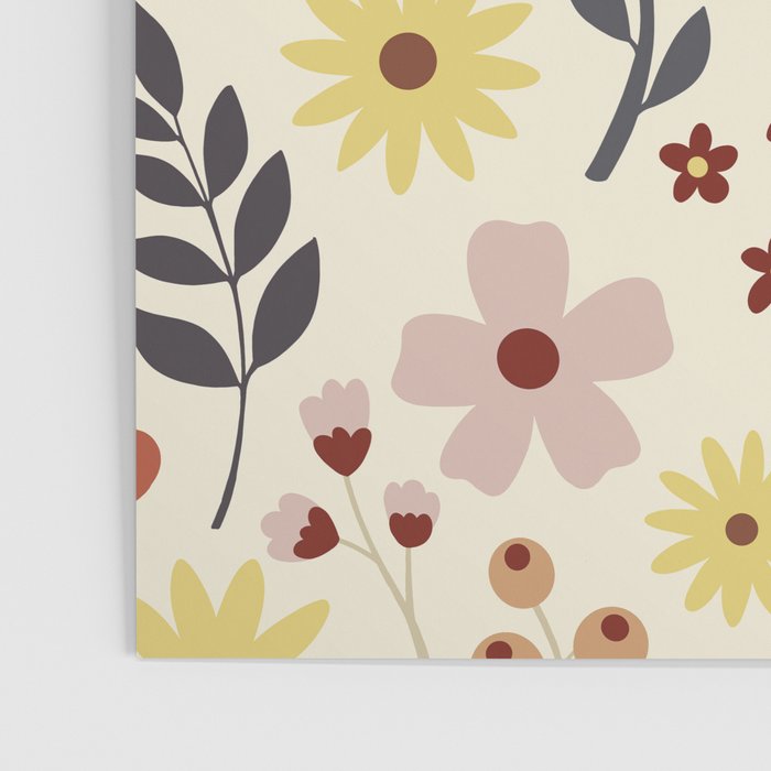 Wild flowers pattern Poster Gallery Image 3