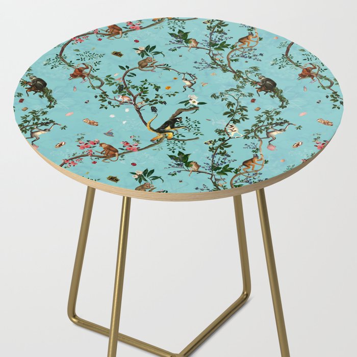 Monkey World Aqua Side Table Gallery Image 2