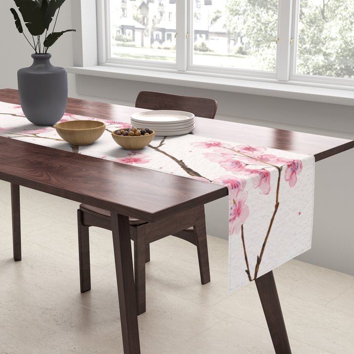 Can You Feel Spring? - Cherry Blossom  Table Runner Gallery Image 2