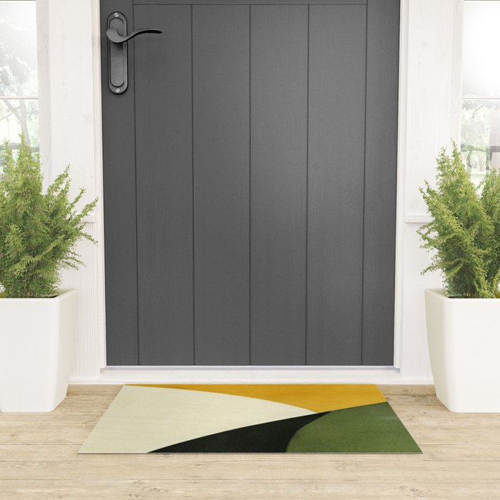 Abstract & Modern Shape Art 2 Welcome Mat Gallery Image 3