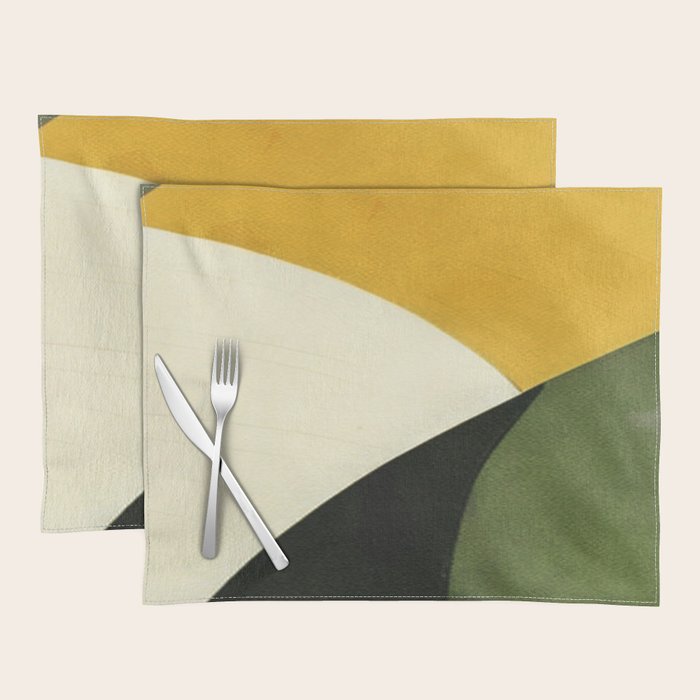 Abstract & Modern Shape Art 2 Placemat Gallery Image 1