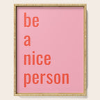 Be A Nice Person Serving Tray Gallery Image 1