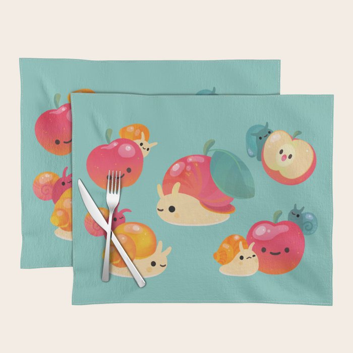 Apple snail Placemat Gallery Image 1