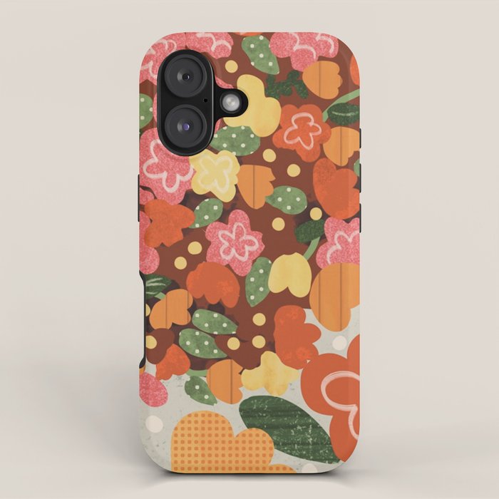 Folk Flowers iPhone Case Gallery Image 1