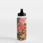 Folk Flowers Water Bottle Gallery Image 3