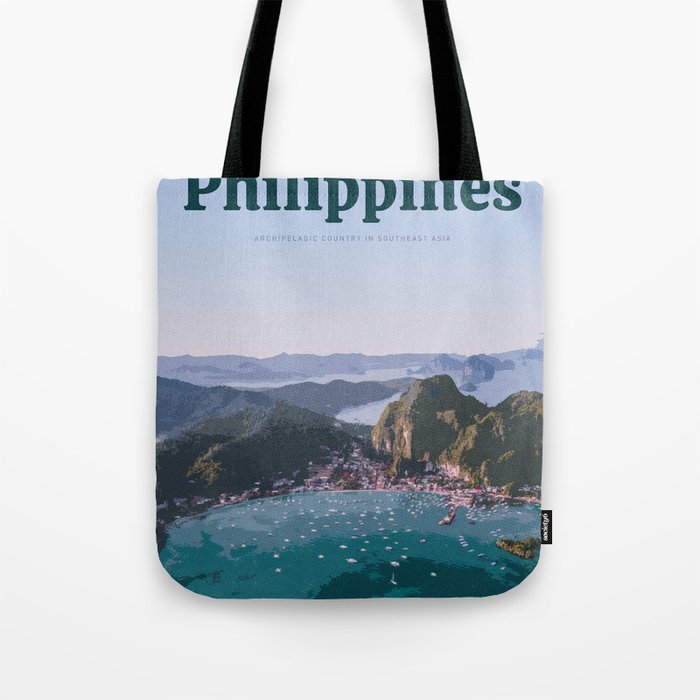 Visit Philippines Tote Bag Gallery Image 1