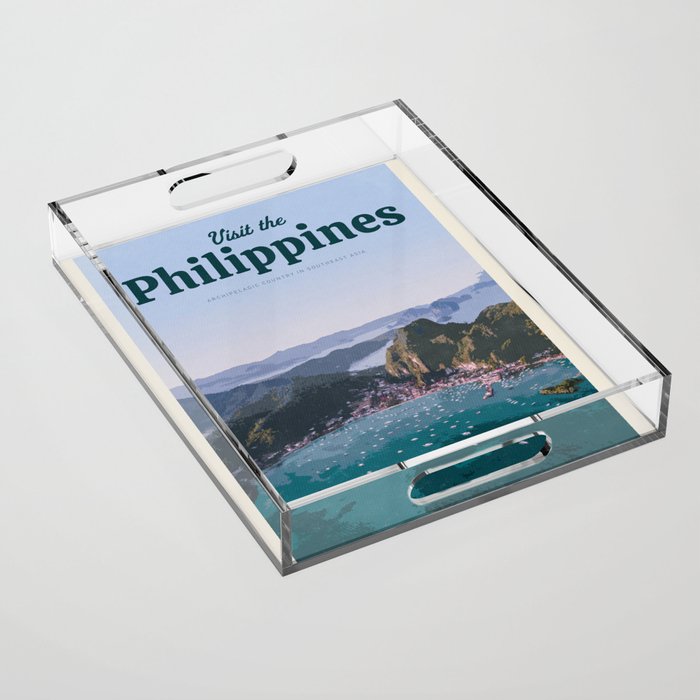 Visit Philippines Acrylic Tray Gallery Image 1