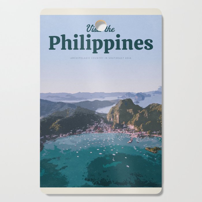 Visit Philippines Cutting Board Gallery Image 1