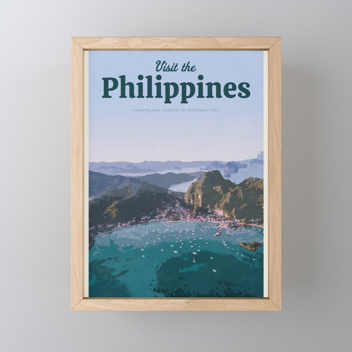 Visit Philippines Mini Art Print Gallery Image 1