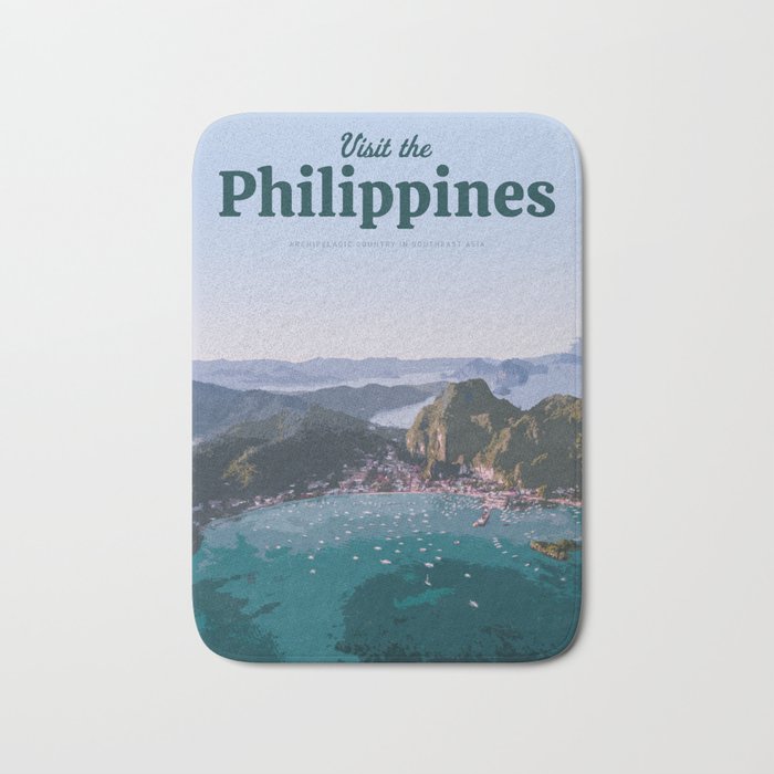 Visit Philippines Bath Mat Gallery Image 1