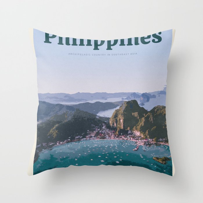 Visit Philippines Throw Pillow Gallery Image 6