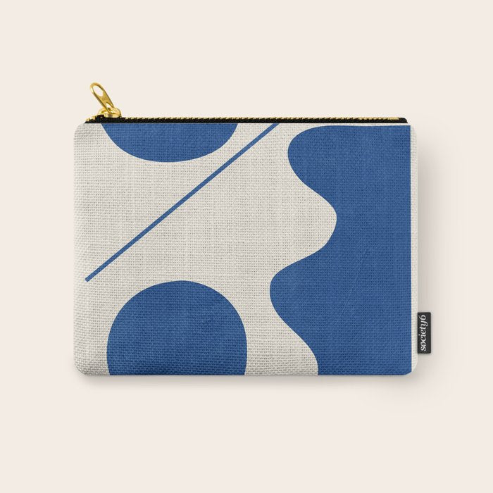 Modern Abstract Minimal Shapes 188/2 Carry All Pouch Gallery Image 1