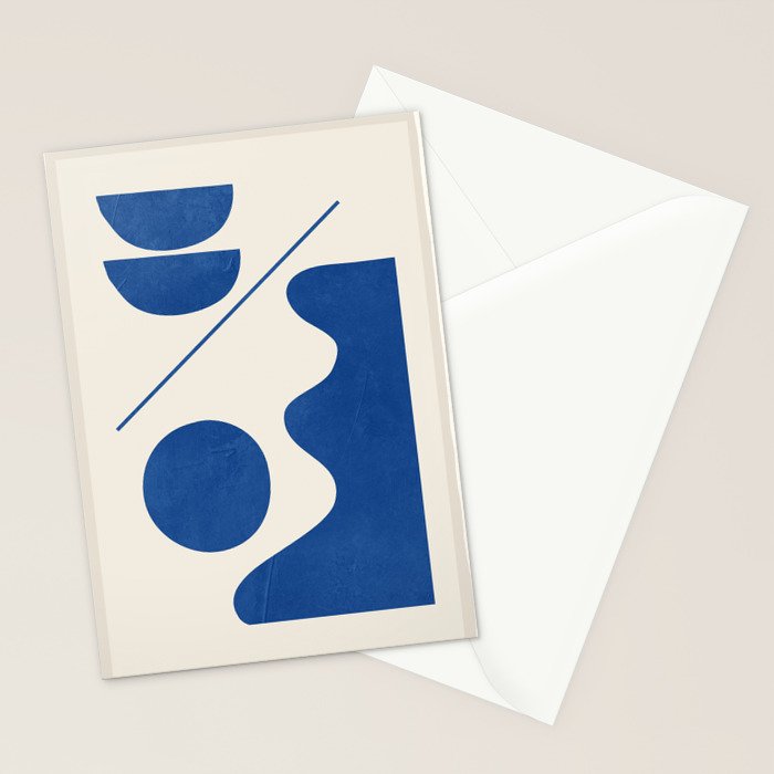 Modern Abstract Minimal Shapes 188/2 Stationery Card Gallery Image 2