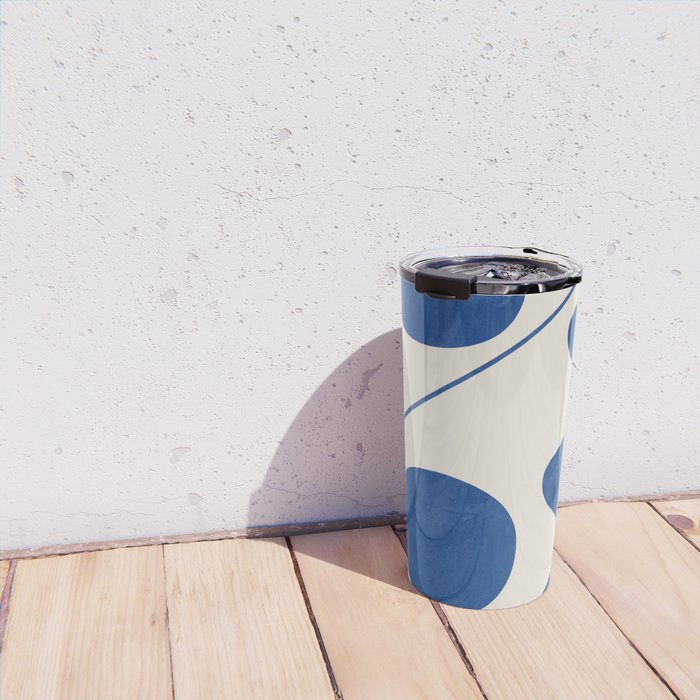 Modern Abstract Minimal Shapes 188/2 Travel Mug Gallery Image 4