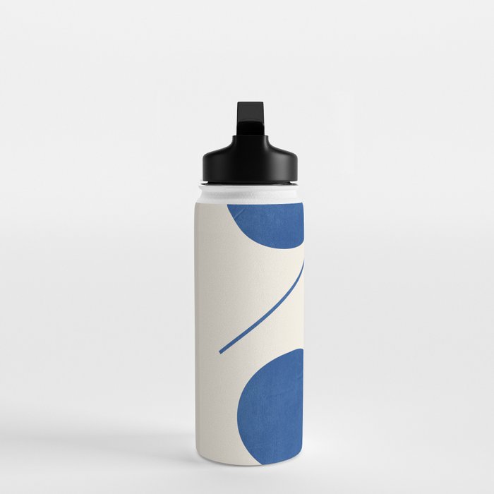 Modern Abstract Minimal Shapes 188/2 Water Bottle Gallery Image 3