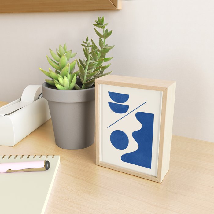 Modern Abstract Minimal Shapes 188/2 Mini Art Print Gallery Image 2