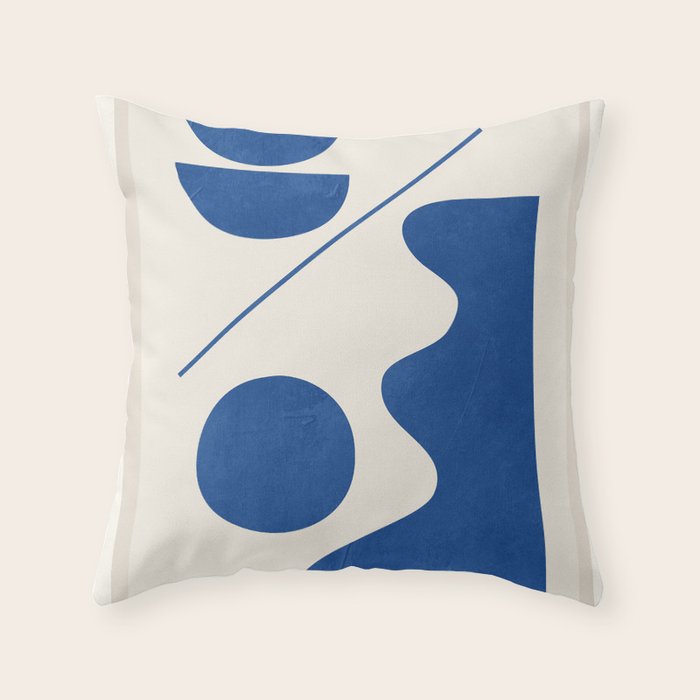 Modern Abstract Minimal Shapes 188/2 Throw Pillow Gallery Image 6
