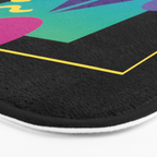 Memphis Pattern 37 / 80s - 90s Retro Bath Mat Gallery Image 3