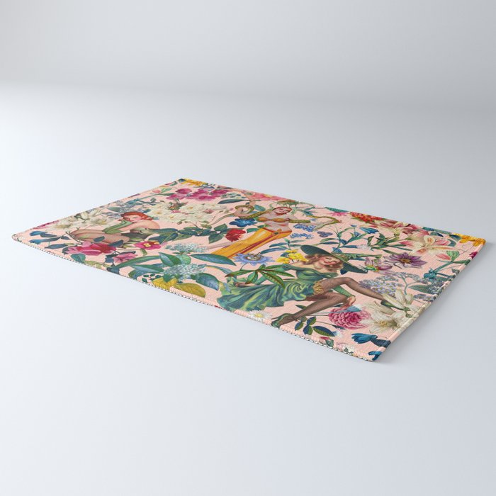 Floral and Pin-Up Girls V - II Rug Gallery Image 3