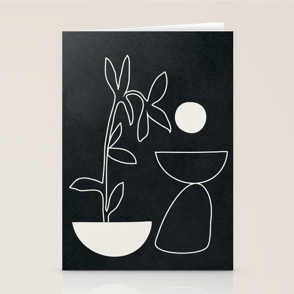 Minimal Abstract Art 10 Stationery Card Gallery Image 1