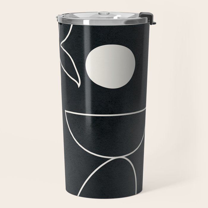 Minimal Abstract Art 10 Travel Mug Gallery Image 2