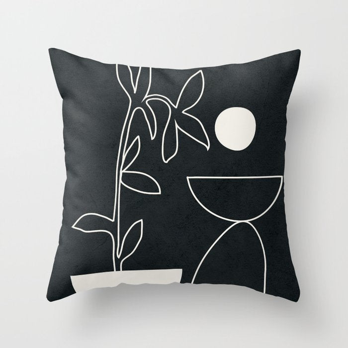 Minimal Abstract Art 10 Throw Pillow Gallery Image 6