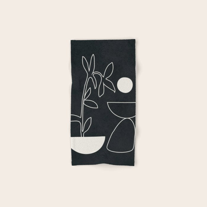 Minimal Abstract Art 10 Bath Towel Gallery Image 1
