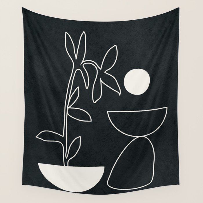 Minimal Abstract Art 10 Wall Tapestry Gallery Image 4