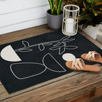 Minimal Abstract Art 10 Outdoor Rug Gallery Image 2