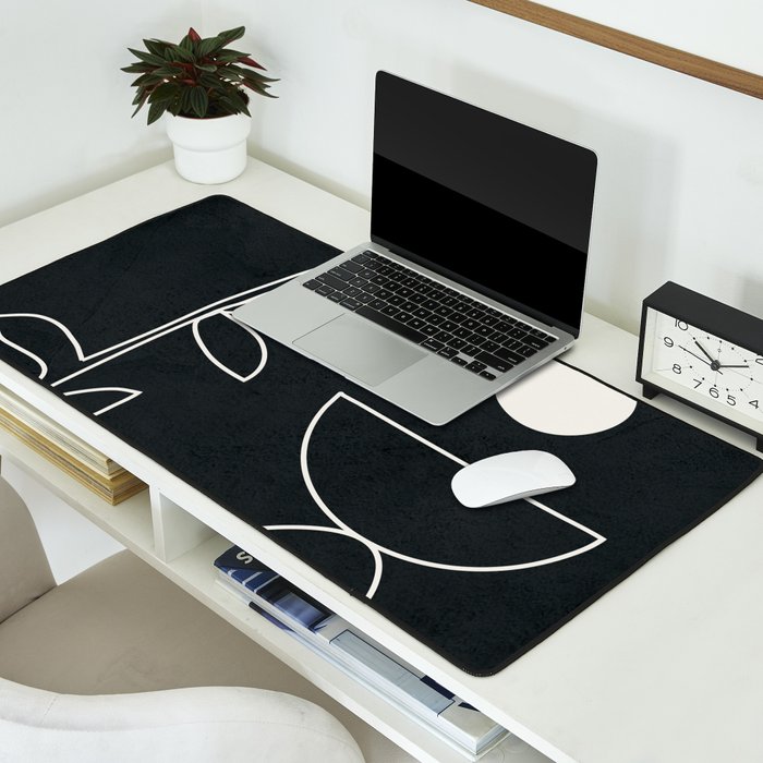 Minimal Abstract Art 10 Desk Mat Gallery Image 2