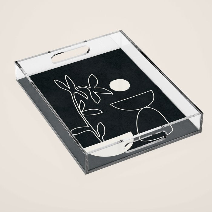 Minimal Abstract Art 10 Acrylic Tray Gallery Image 1