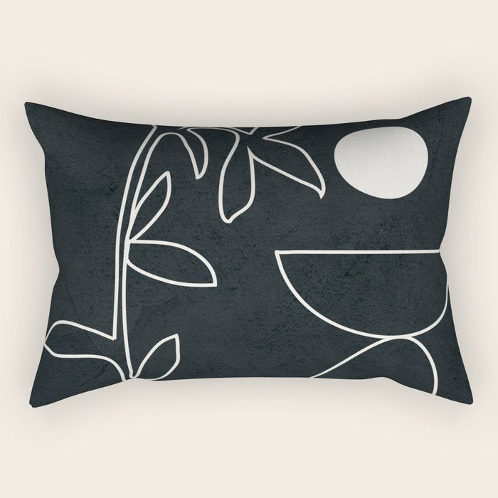 Minimal Abstract Art 10 Rectangular Pillow Gallery Image 2